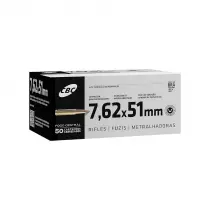 MUNIÇÃO CBC 7,62X51MM COMUM M80 TREINA - 50 UNIDADES