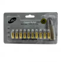 MUNIÇÃO CBC 9MM COPPER BULLET CXPO +P+ 92,6GR 10un