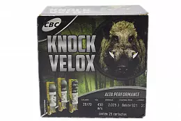 MUNIÇÃO KNOCK VELOX BALOTE SG1 20G 25un