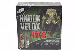 MUNIÇÃO KNOCK VELOX 42,5G M3 25un