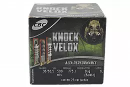 MUNIÇÃO KNOCK VELOX SLUG BALOTE 6G 25un