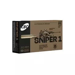 MUNIÇÃO CBC .223 HPBT 69GR SNIPER