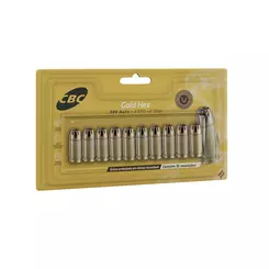 MUNIÇÃO CBC .380 EXPO +P GOLD HEX 85GR