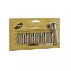 MUNIÇÃO CBC 9MM EXPO +P+ GOLD HEX 115GR 50un