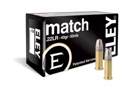 MUNIÇÃO ELEY .22LR MATCH 40GR 50un