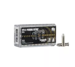MUNIÇÃO FEDERAL .22 PERSONAL DEFENSE 29GR HP