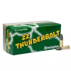 MUNICAO REMINGTON .22 LR HV THUNDERBOLT 40GR RN 50un