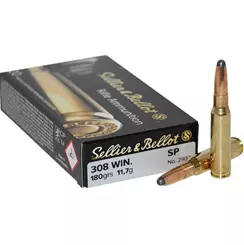 MUNIÇÃO SELLIER & BELLOT .308WIN SP 180GR 20un
