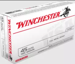 MUNIÇÃO WINCHESTER USA45A .45 FMJ