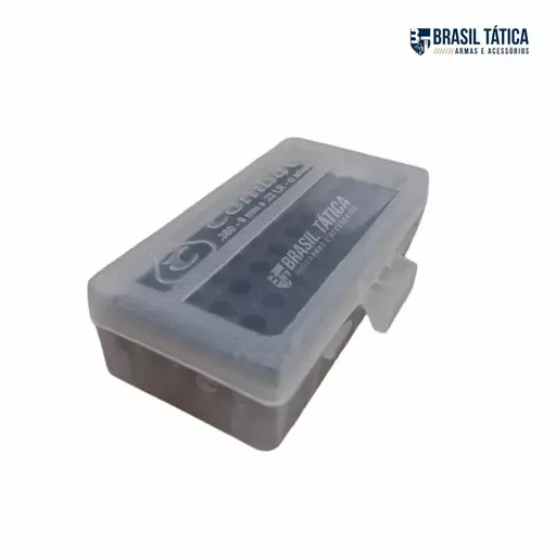 CAIXA PARA 50 MUNICOES .380/9MM/22LR - COMBATE 50un