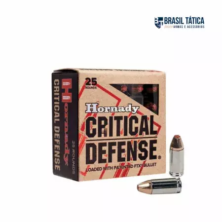 MUNIÇÃO HORNADY 9MM FTX 115GR 25un