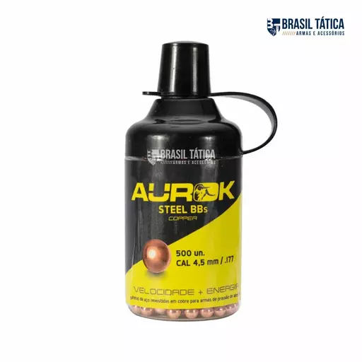 ESFERAS AUROK DE AÇO DE COBRE 4.5MM 500un