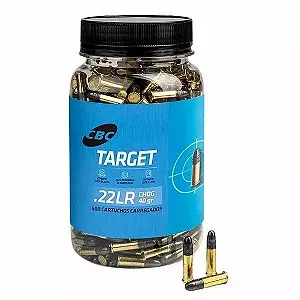 MUNIÇÃO CBC .22 LR TARGET CHOG 40GR 300un