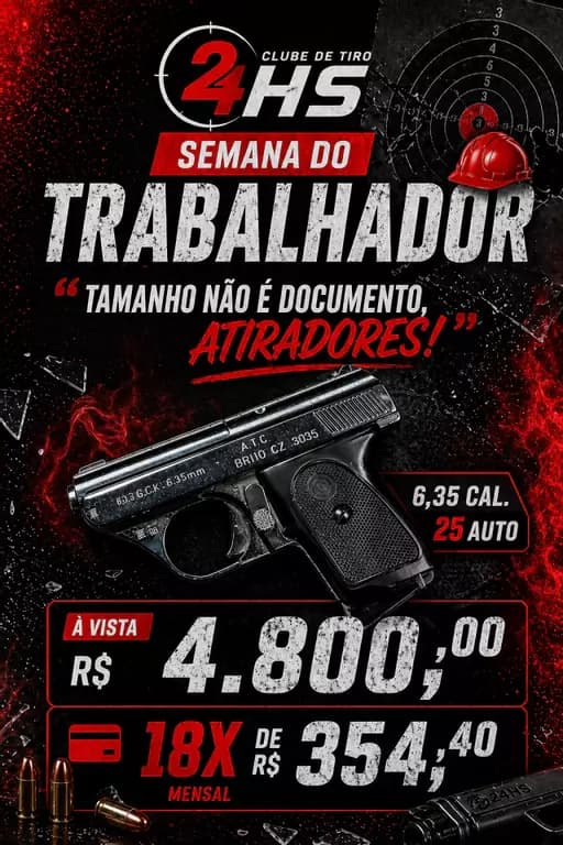 PISTOLA ALFA PROJ ATC BRNO CZ3035 .25