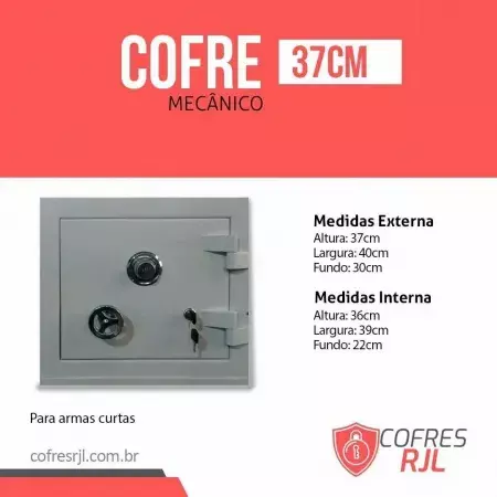 COFRE PARA ARMAS PEQUENAS RJL037