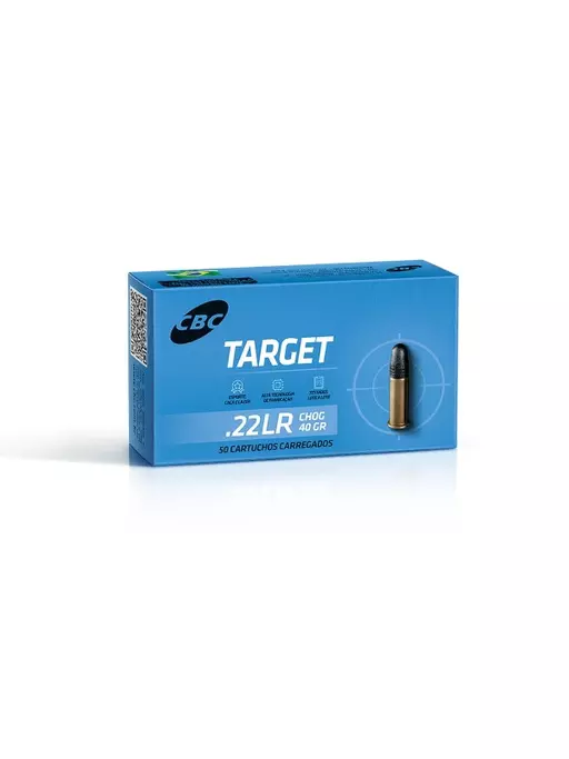 MUNIÇÃO CBC .22 LR TARGET CHOG 40GR 50un
