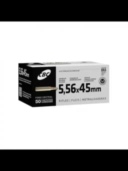 MUNIÇÃO CBC 5.56MM M193 55GR 50un