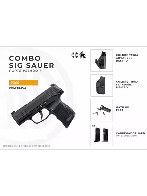 PISTOLA SIG SAUER P365 SUBCOMPACT 9mm