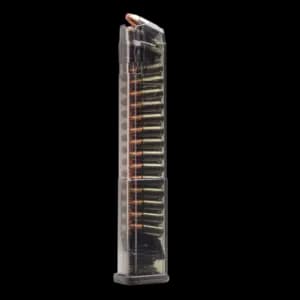 CARREGADOR ETS 32 TIROS PARA GLOCK 9MM BIFILAR