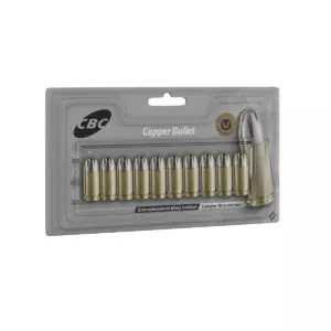MUNIÇÃO CBC .45 AUTO COPPER BULLET CXPO +P 165GR
