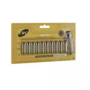 MUNIÇÃO CBC .45 AUTO GOLD EXPO +P 185GR