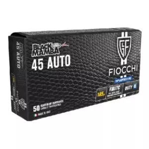 MUNIÇÃO FIOCCHI .45 AUTO BLACK MAMBA 185GR