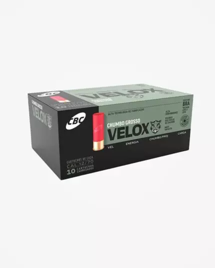 MUNIÇÃO CBC 12/70 VELOX BALOTE SG1