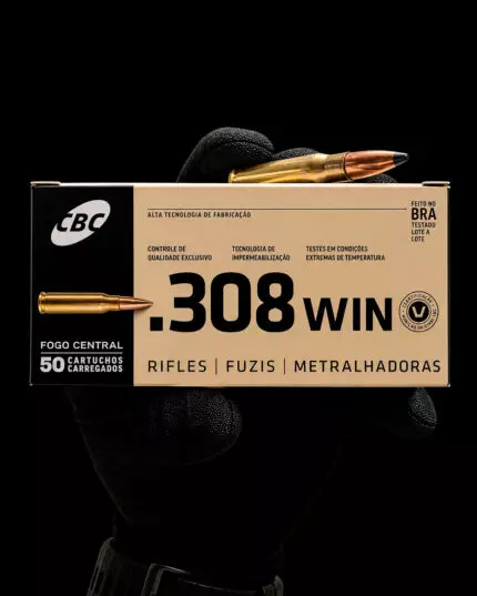 MUNIÇÃO CBC .308 WIN EXPT 180GR 50un
