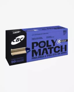 MUNIÇÃO CBC .357 MAG POLYMATCH 158GR 50UN