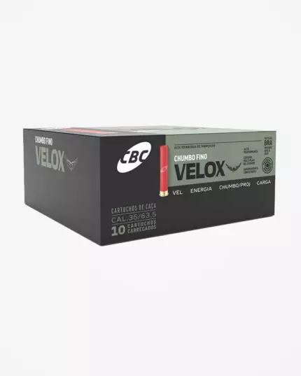 MUNIÇÃO CBC 36GA CHUMBO T 25un