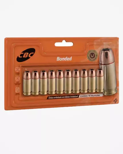 MUNIÇÃO CBC .380 EXPO +P 90GR BONDED