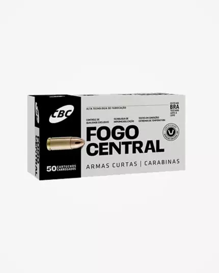 MUNIÇÃO CBC 9MM ETOG 124GR TREINA 50un