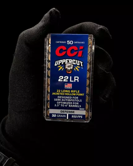 MUNIÇÃO CCI UPPERCUT .22 LR 32GR JHP