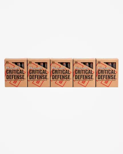 MUNIÇÃO HORNADY .45 AUTO FTX+P 185GR CRITICAL DEFENSE 100un