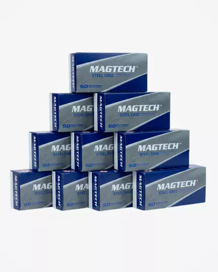 MUNIÇÃO MAGTECH STEEL 9MM FMJ 124GR 500un