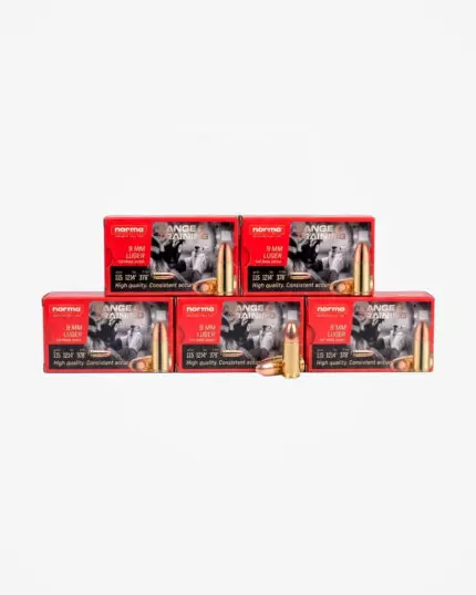 MUNIÇÃO NORMA 9MM RANGE & TRAINING 115GR FMJ 250un