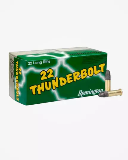 MUNIÇÃO REMINGTON THUNDERBOLT HV .22 LR 40GR 50un