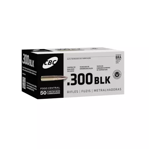 MUNIÇÃO CBC .300BLK SUBSÔNICO ETOG