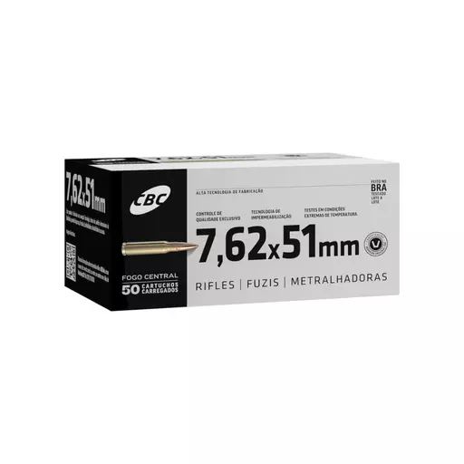 MUNIÇÃO TREINA 7.62X51MM