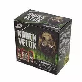 CARTUCHO CBC 12 GA KNOCK VELOX SLUG BALOTE 28,4G 25un