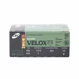 MUNIÇÃO CBC 28 GA KNOCK VELOX SG1 25un