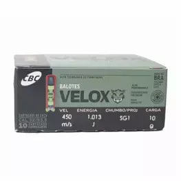 MUNIÇÃO CBC 32 GA KNOCK VELOX SG1 10G 30un