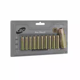 MUNIÇÃO CBC .38 EXPO +P 125GR PRO SHOCK 10un