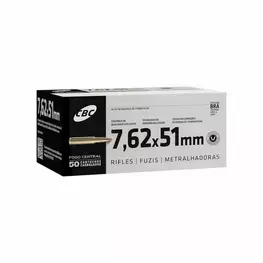 MUNIÇÃO CBC 7,62×51MM NATO TREINA 50un