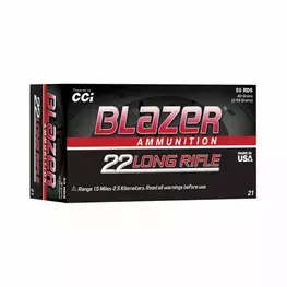 MUNIÇÃO CCI .22 LR BLAZER LRN 40GR 50un