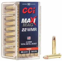 MUNIÇÃO CCI .22 MAXI-MAG 40GR 50un