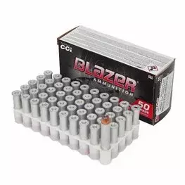 MUNIÇÃO CCI .357 MAGNUM JHP 158GR BLAZER ALUMINUM 50un