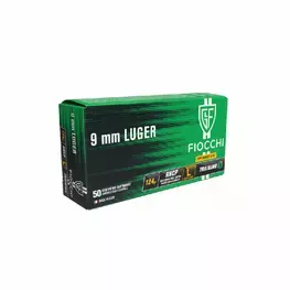 MUNIÇÃO FIOCCHI 9mm 124GR LL RNCP 50un