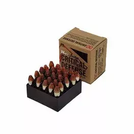 MUNIÇÃO HORNADY .357 FTX 125GR CRITICAL DEFENSE 25un
