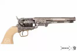 REPRODUÇÃO PISTOLA DE BOLSO PEDERNEIRA KUMBLEY & BRUM 1795 DENIX